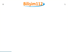 Tablet Screenshot of bilisim112.com